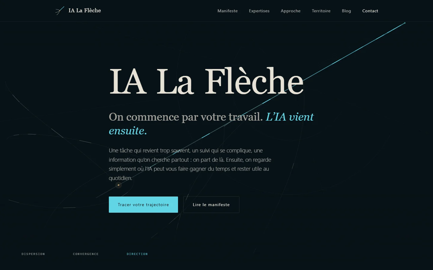 Aperçu réel du site ia-la-fleche.fr